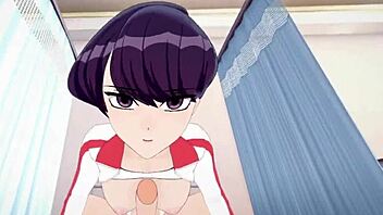 shoko komi gets intense sex in komi can't communicate hentai