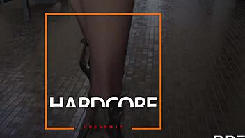 petite teen's asshole gapes after double anal