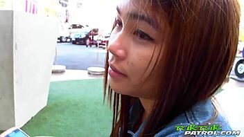 Thai amateur delight nailed with messy facial!