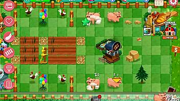 redhead milf with big tits and ass plays sex game in fantasy anime part 08