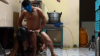 bakery lady seduces neighbor for halloween fun! 🎃