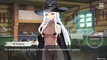 Why is the witch trapped in sexual prison 7? Dating naked in this anime hentai game.