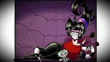 Cosplay waifu in anime style