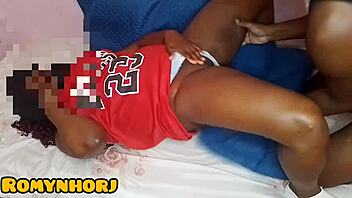 well-endowed guy enjoying a lot with cousin's tasty spot in homemade setting