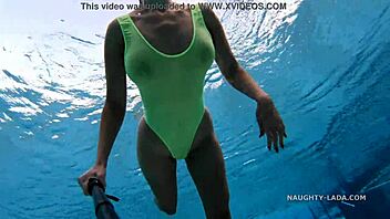 my swimsuit gets all see through when wet at the public pool, oops