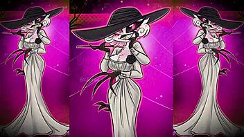 Cosplay waifu in anime style