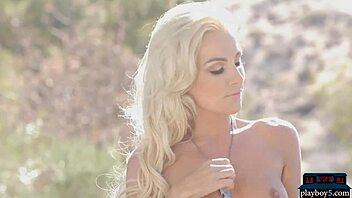 Jennifer Ann Strips Outdoor Naturally