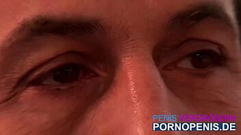 Busty German milf with big ass in a threesome scene