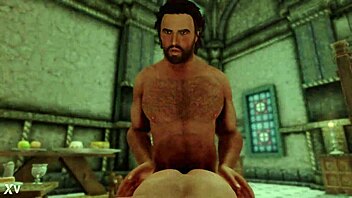 three gay men fucking indoors with monster cocks in anal bareback cartoon game sex.