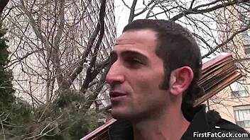 I join hot gay threesome with sucking and fucking