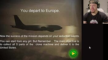 Secret Agent Flashing Big Tits In Game