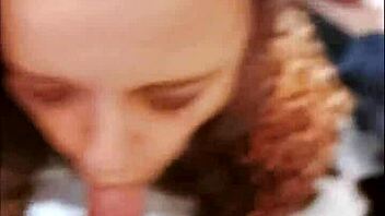 French Amateur in Leather Pants Gets Rimmed Doggystyle POV. Satin Shirt and Heels Add Spice! 😍