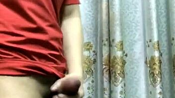 Wow, this gay guy has a huge blue cock!