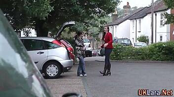 British mature sucks big cock in stockings threesome?