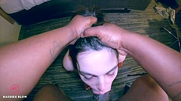 Baddies Blow Lexus Love With Big Black Cock Deepthroat