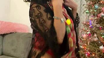 Anna Maria Mature Latina In Red Lingerie Christmas