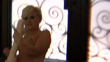 Natasha Nice enjoys some alone time with her big tits and ass