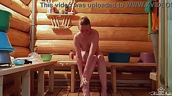 Babe, watch me wash my body while fingering my pussy solo