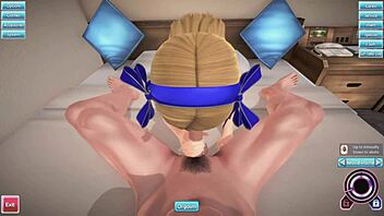 katsuragi's intense anal scene in senran kagura