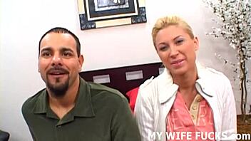 Nita Star worships a big cock with her mouth.