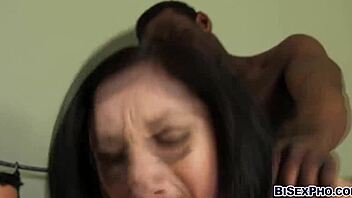 hot interracial bisexual threesome with petra blair