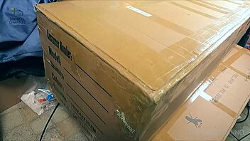 Unboxing and reviewing 161 cm K-cup doll