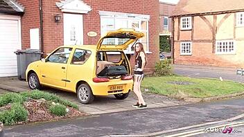 Petite Neighbor Teen Tina Seduces Him for Rough Home Fuck