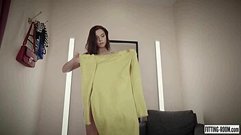 Czech hottie Sabrisse fingering her tight asshole in a stockings shop, right?