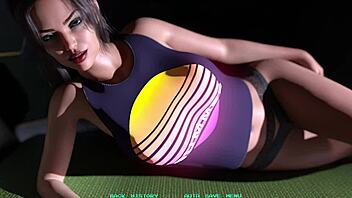 Girls splashing water in the triangle, looking so sexy and huge.