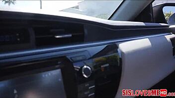 Skinny Stepsister Charity Crawford Gives Road Head POV