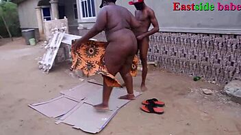 Roughly Outdoor Fucking With Big Black Cock!