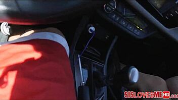 Skinny Stepsister Charity Crawford Gives Road Head POV