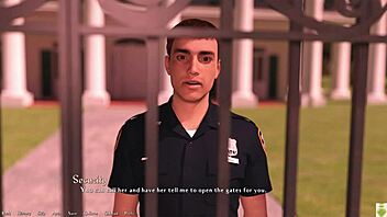 bold teacher drops in for small-titted piano lesson