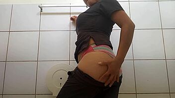 Sexy Latina nurse seduces patient for steamy bathroom action