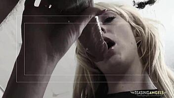 Blonde Babe's Ecstasy In Threesome Bliss