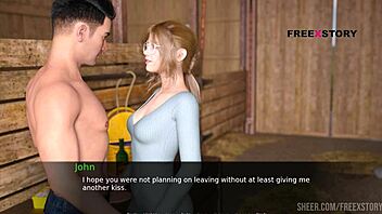 John Licks Mary's Blonde-Haired Pussy In Dusklight Manor Scene 7.