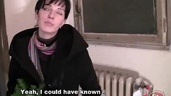 Skinny Slovak Brunette Gets Anal Fucked Hard!