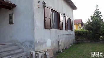 Super hot French teen Anna Siline devours thick cock in steamy debut tape.