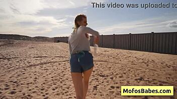 sahara skye gives wet blowjob near beach 😘