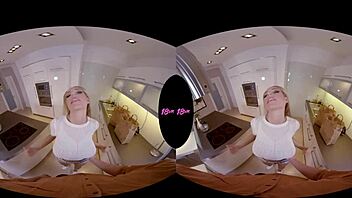 i smashed big titty blonde teen 18+ in kitchen vr sex