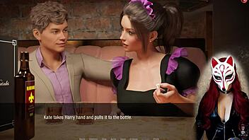 Kate 11 is a beautiful brunette who enjoys cosplay and has public sex in 3D porn