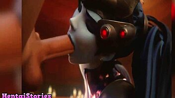 her first time handling two dicks in game play