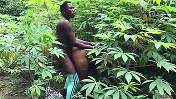 Softkind Banging Stepmom from Behind in the Bush