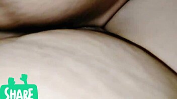 asian girl gets close up licking and fingering from her boyfriend in the room