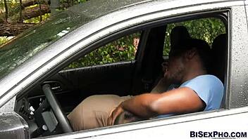 hot interracial bisexual threesome with petra blair