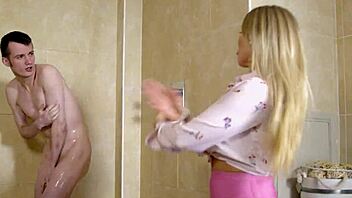 Wow, this horny big-ass blonde milf with huge boobs is getting fucked hard