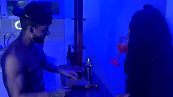 I sucked the bartender Hisak so good in the bar