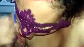 Latina hooker jerks and milks thick cock dry?