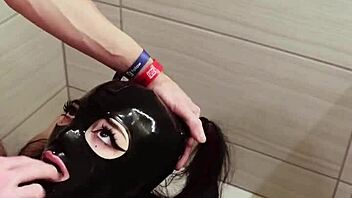 hey, wanna see turquoise shower with dirty goth talk?