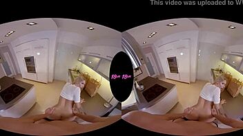 i smashed big titty blonde teen 18+ in kitchen vr sex